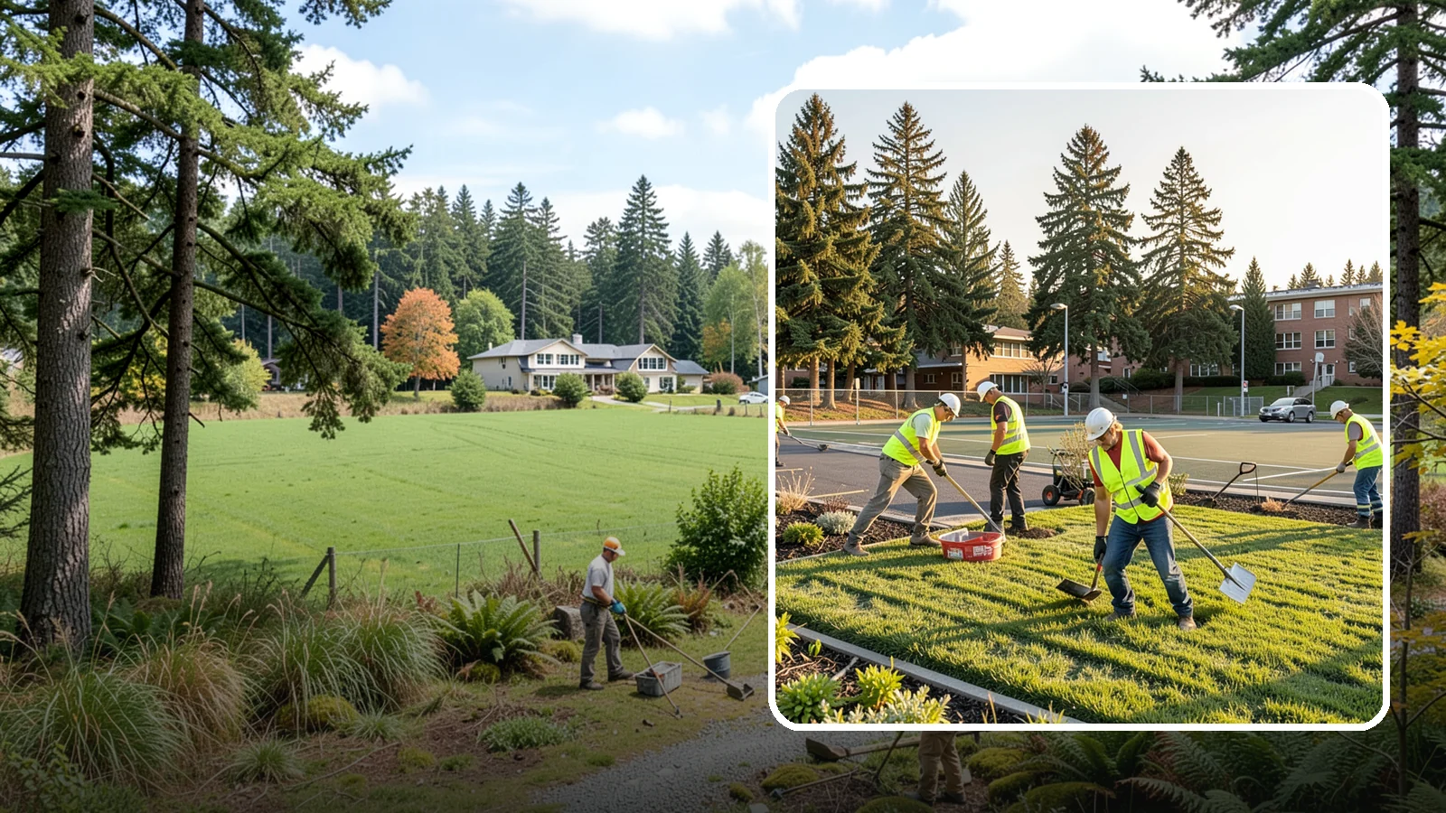 School District Grounds Maintenance in Lyman, Skagit County, WA - Comprehensive grounds care for Western Washington school districts, keeping campuses, play areas, and athletic fields safe...