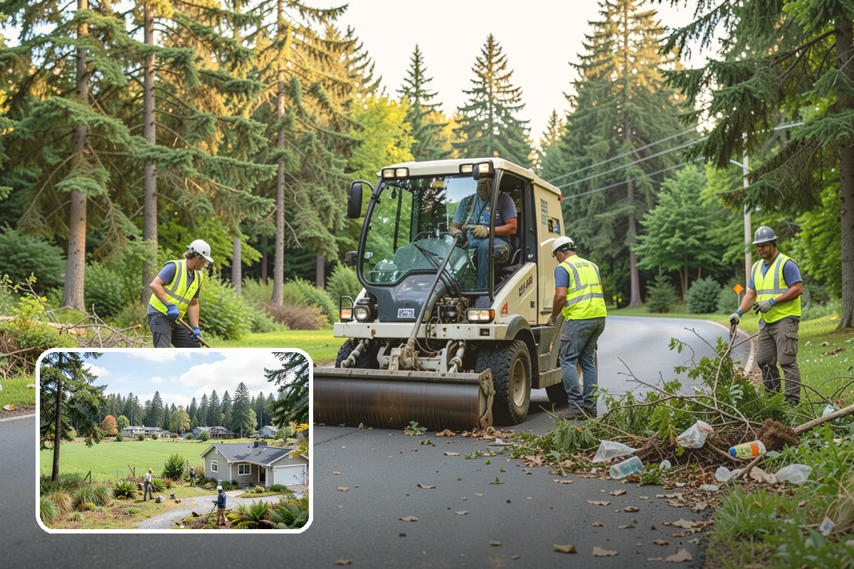 School District Grounds Maintenance in Lyman, Skagit County, WA - Background-screened crews cleared for occupied campuses
