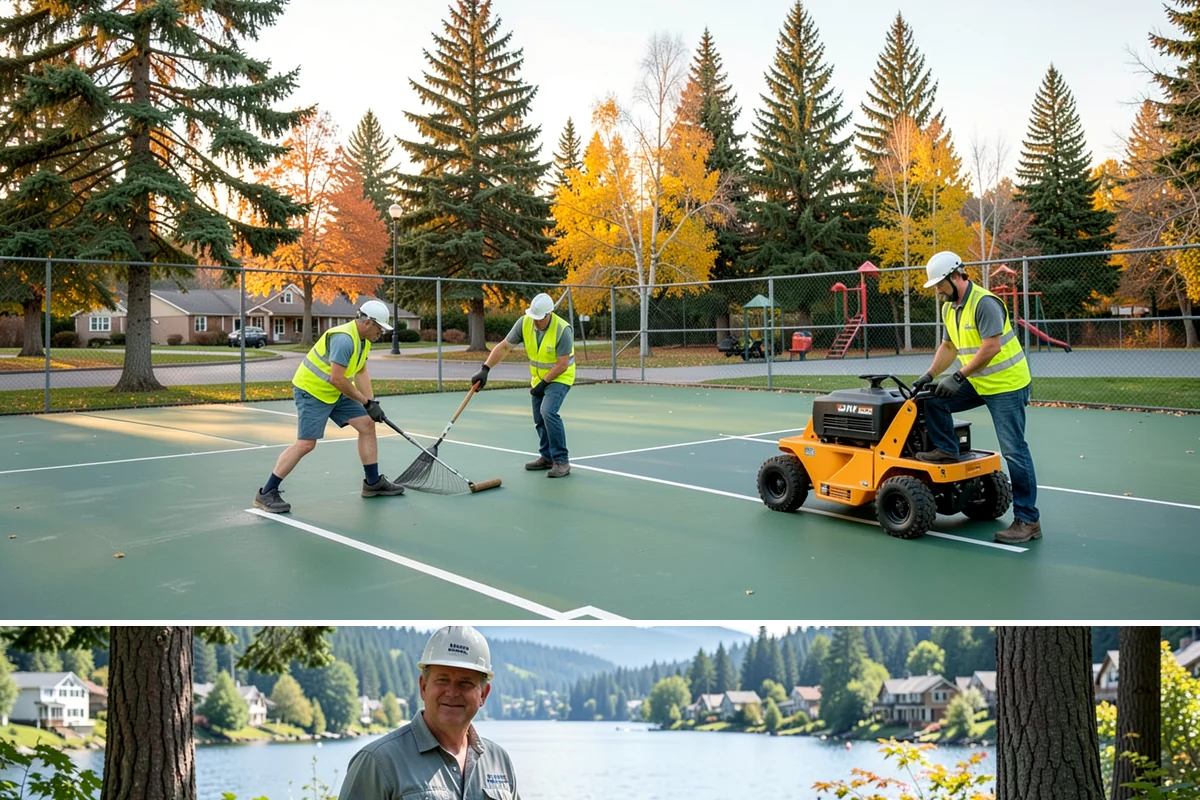 School District Grounds Maintenance in Milton, King County, WA - Heaviest mowing and field prep run March through June, with aeration and overseeding scheduled during summer break while campuses...