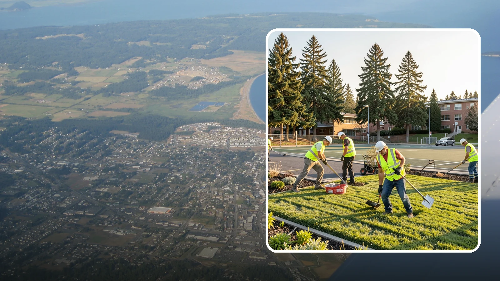 School District Grounds Maintenance in Oak Harbor, Island County, WA - Comprehensive grounds care for Western Washington school districts, keeping campuses, play areas, and athletic fields safe...