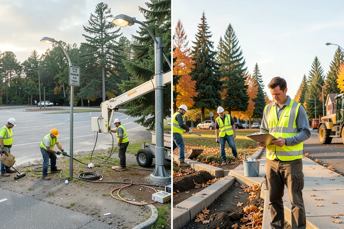 School District Grounds Maintenance in SeaTac, King County, WA - Walk every campus with facilities staff to inventory turf, play areas, and hardscape