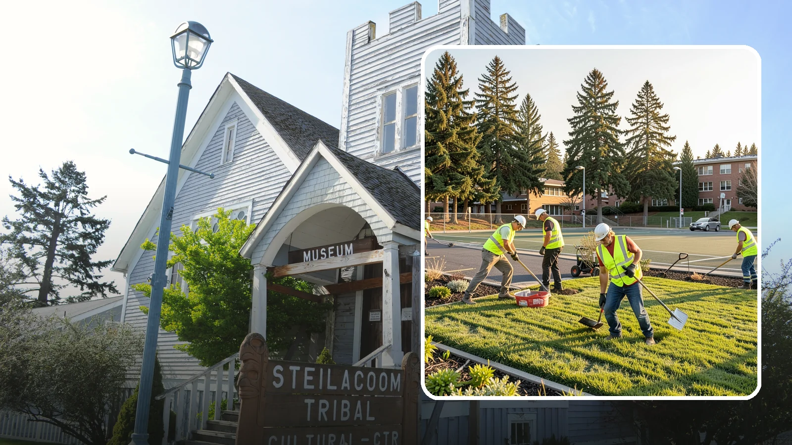 School District Grounds Maintenance in Steilacoom, Pierce County, WA - Comprehensive grounds care for Western Washington school districts, keeping campuses, play areas, and athletic fields safe...