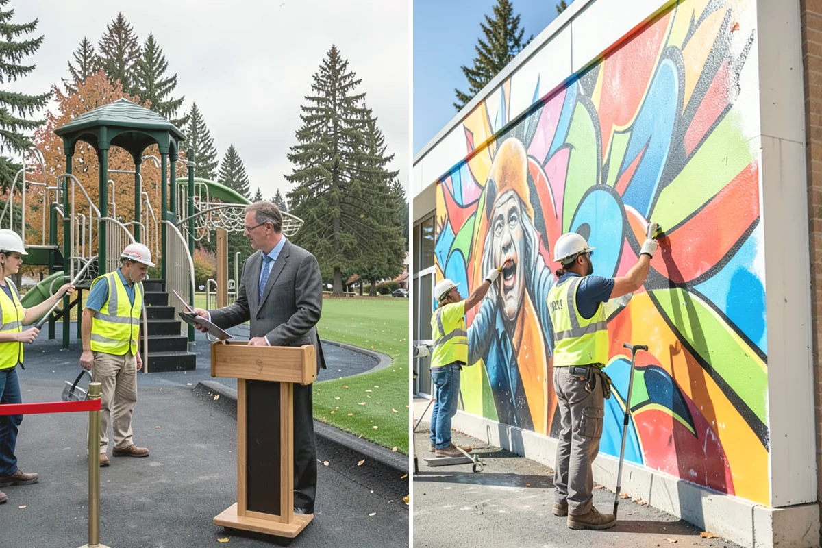 School District Grounds Maintenance in Steilacoom, Pierce County, WA - Walk every campus with facilities staff to inventory turf, play areas, and hardscape