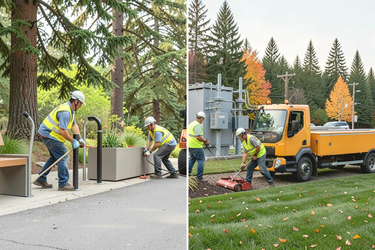 School District Grounds Maintenance in Tukwila, King County, WA - Walk every campus with facilities staff to inventory turf, play areas, and hardscape