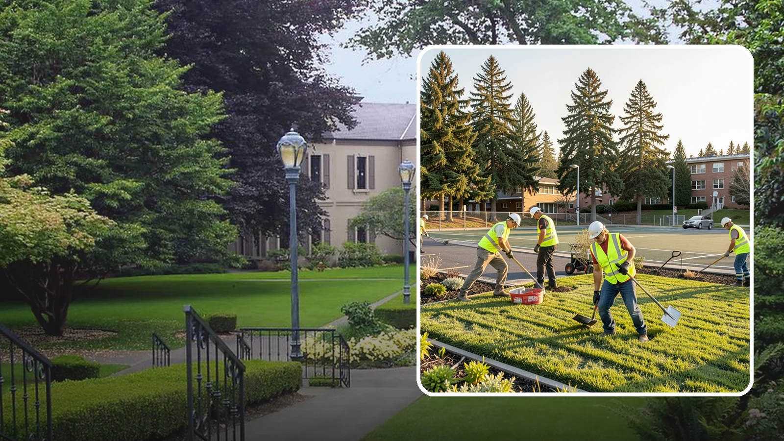 School District Grounds Maintenance in Woodinville, King County, WA - Comprehensive grounds care for Western Washington school districts, keeping campuses, play areas, and athletic fields safe...