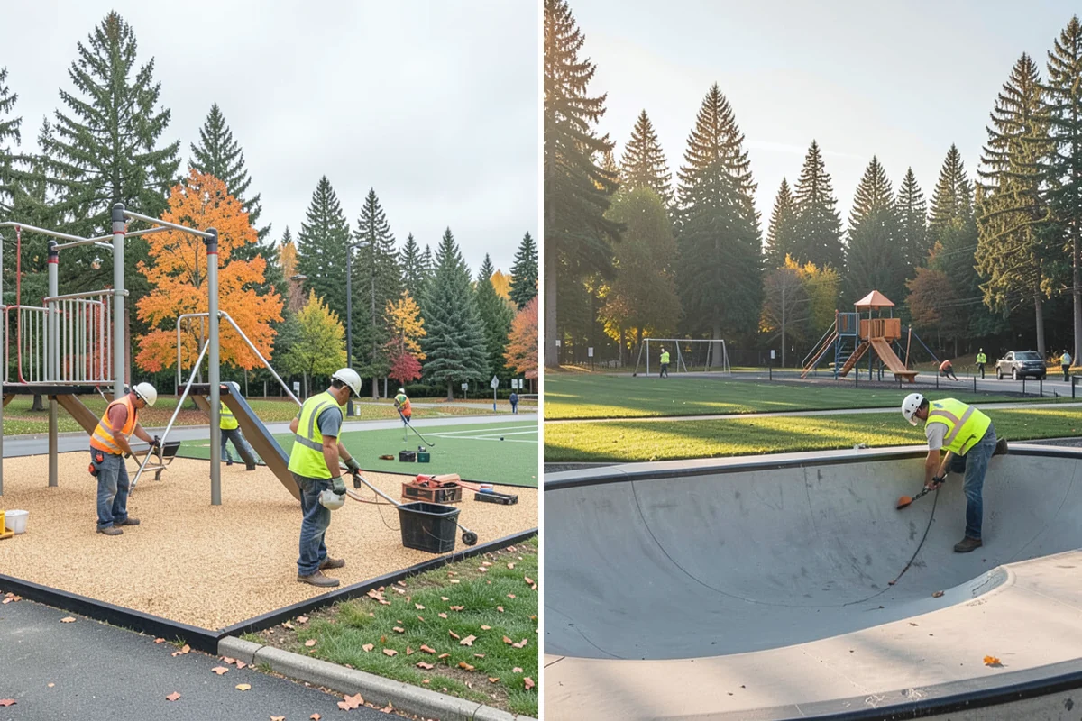 School District Grounds Maintenance in Woodinville, King County, WA - Walk every campus with facilities staff to inventory turf, play areas, and hardscape