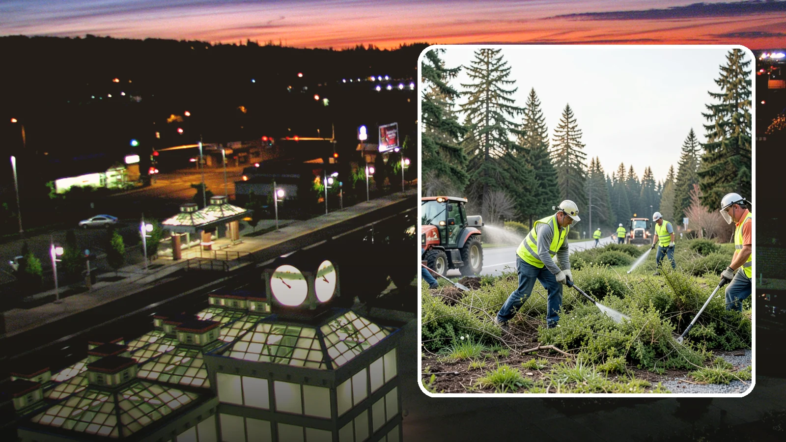 Scotch Broom Removal in Auburn, King County, WA - Mechanical pulling and cut-treatment of Scotch broom to reclaim open space and reduce wildfire fuel loads.