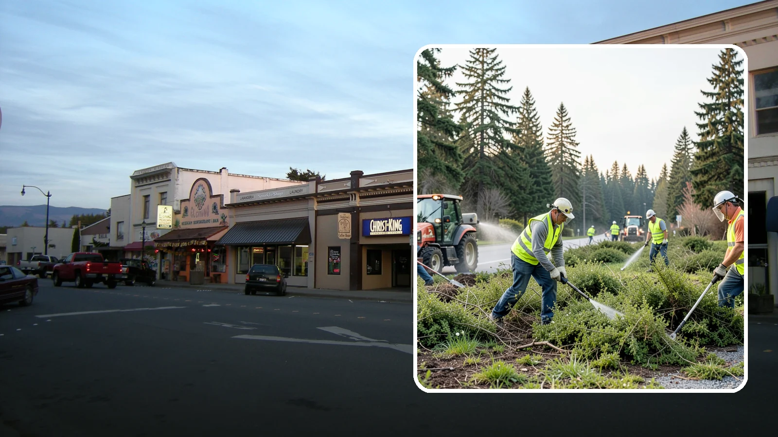 Scotch Broom Removal in Burlington, Skagit County, WA - Mechanical pulling and cut-treatment of Scotch broom to reclaim open space and reduce wildfire fuel loads.