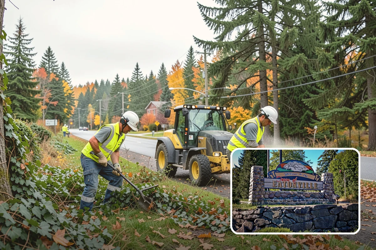 Scotch Broom Removal in Eatonville, Pierce County, WA - Halts seed production that fuels rapid broom spread