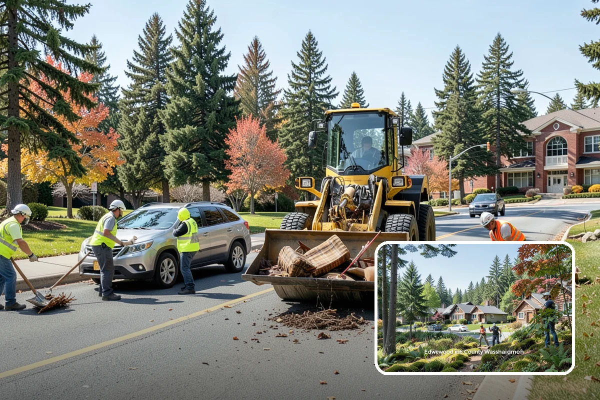 Scotch Broom Removal in Edgewood, Pierce County, WA - Halts seed production that fuels rapid broom spread
