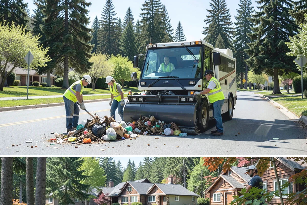 Scotch Broom Removal in Edgewood, Pierce County, WA - Broom is best removed in late spring before the seed pods ripen, with follow-up on seedling flushes through summer.