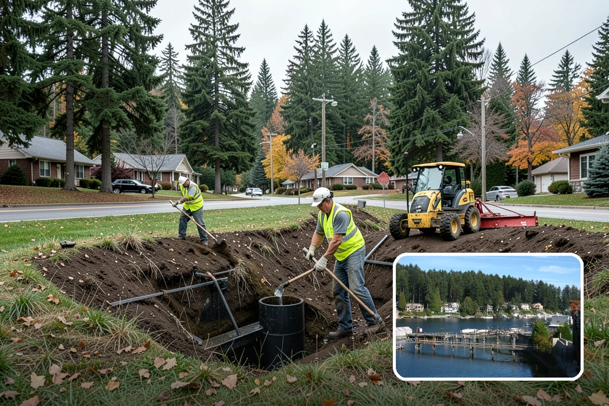 Scotch Broom Removal in Gig Harbor, Pierce County, WA - Halts seed production that fuels rapid broom spread