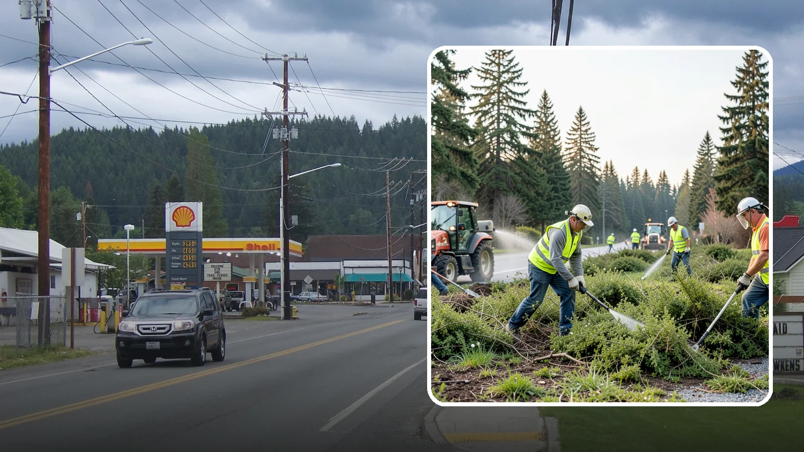 Scotch Broom Removal in Granite Falls, Snohomish County, WA - Mechanical pulling and cut-treatment of Scotch broom to reclaim open space and reduce wildfire fuel loads.