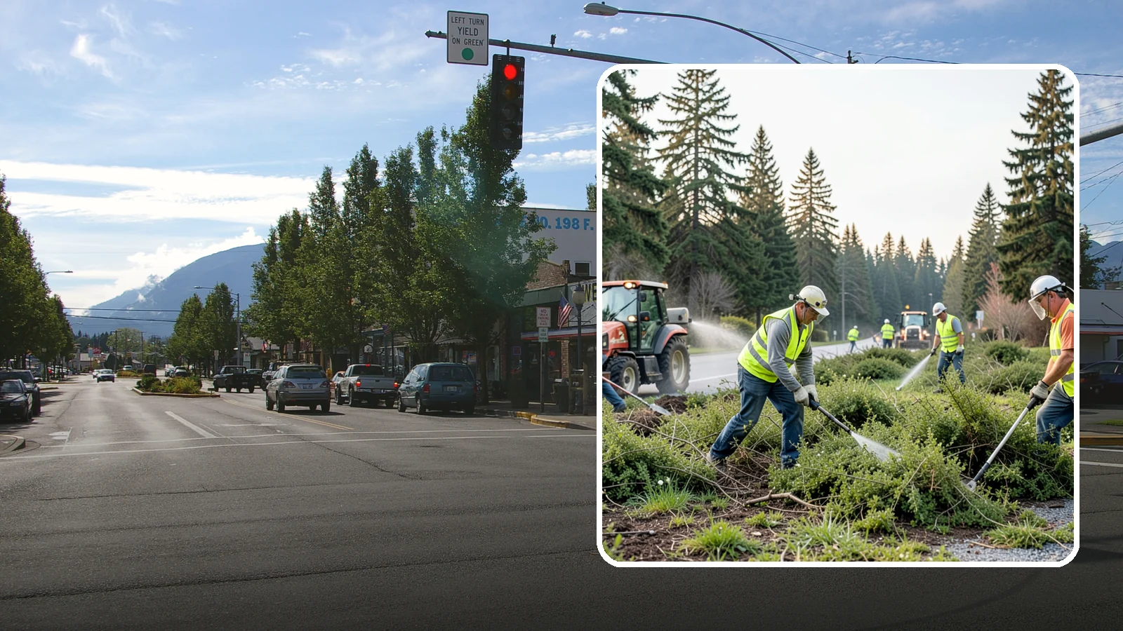 Scotch Broom Removal in North Bend, King County, WA - Mechanical pulling and cut-treatment of Scotch broom to reclaim open space and reduce wildfire fuel loads.