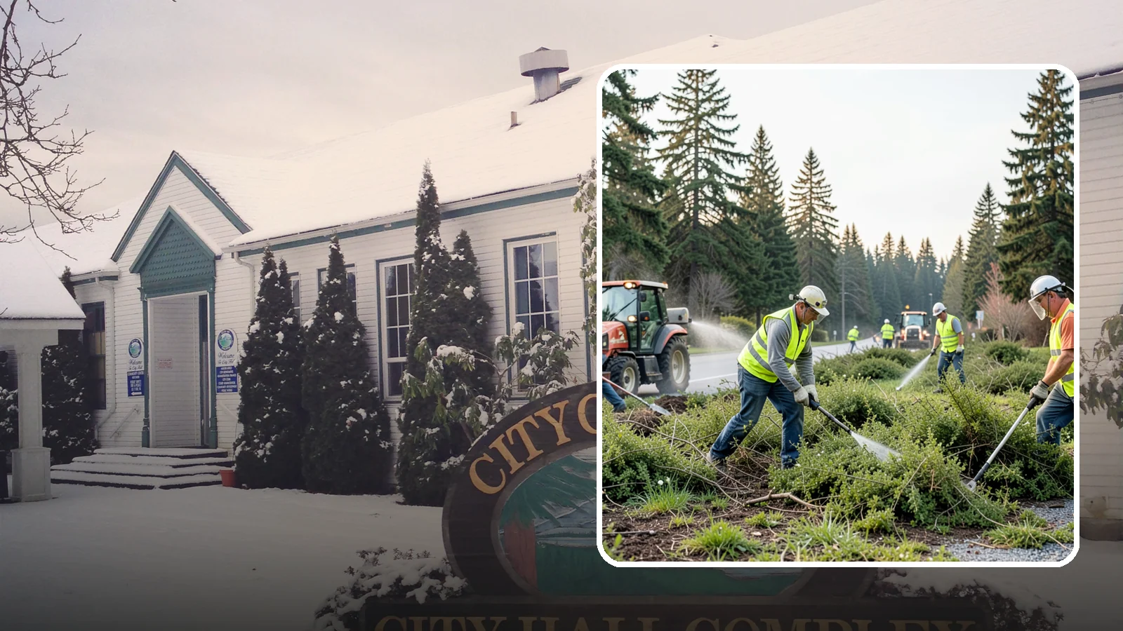 Scotch Broom Removal in Pacific, King County, WA - Mechanical pulling and cut-treatment of Scotch broom to reclaim open space and reduce wildfire fuel loads.