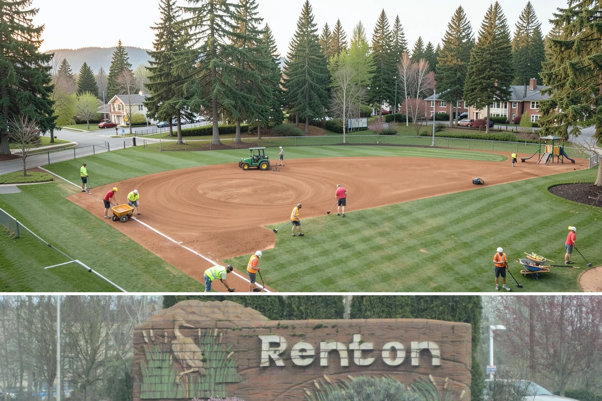 Scotch Broom Removal in Renton, King County, WA - Broom is best removed in late spring before the seed pods ripen, with follow-up on seedling flushes through summer.