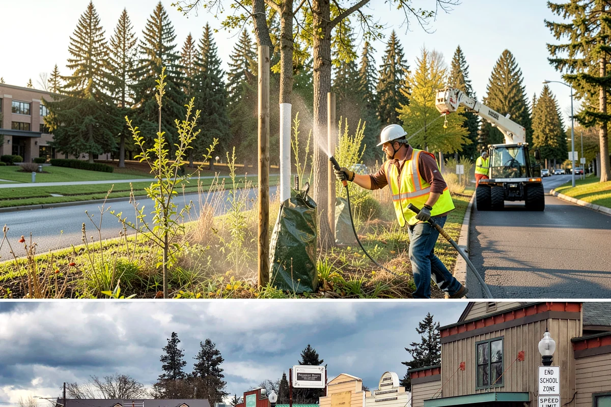 Scotch Broom Removal in Roy, Pierce County, WA - Broom is best removed in late spring before the seed pods ripen, with follow-up on seedling flushes through summer.
