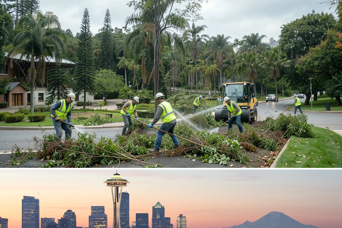 Scotch Broom Removal in Seattle, King County, WA - Broom is best removed in late spring before the seed pods ripen, with follow-up on seedling flushes through summer.
