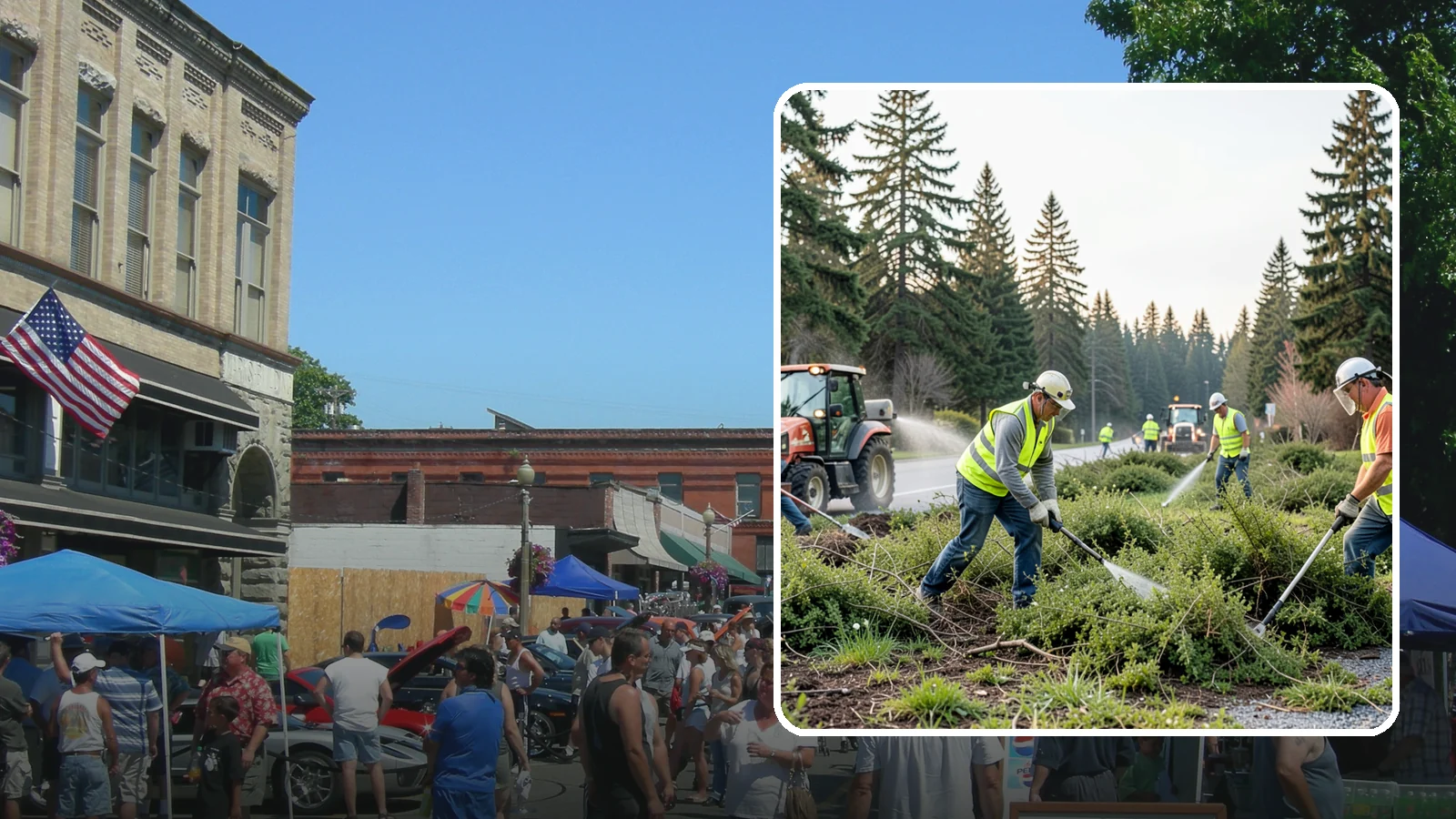 Scotch Broom Removal in Snohomish, Snohomish County, WA - Mechanical pulling and cut-treatment of Scotch broom to reclaim open space and reduce wildfire fuel loads.