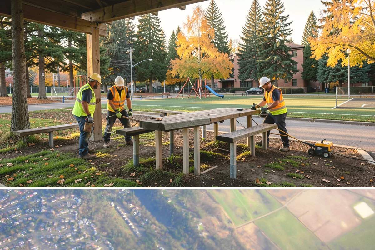 Sealcoating in Algona, King County, WA - Sealcoating requires warm, dry conditions and is scheduled in the peak of summer for proper curing.