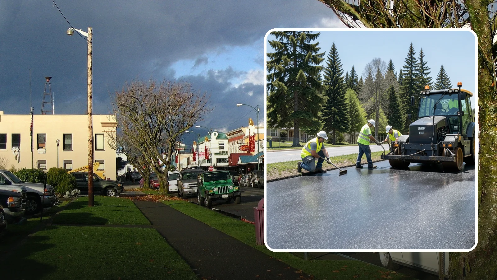 Sealcoating in Arlington, Snohomish County, WA - Sealcoating that protects asphalt surfaces from oxidation, water intrusion, and UV wear.