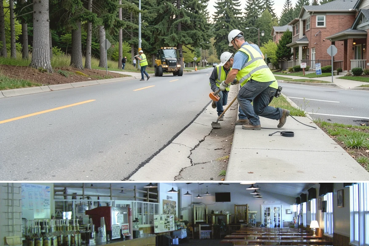 Sealcoating in Black Diamond, King County, WA - Sealcoating requires warm, dry conditions and is scheduled in the peak of summer for proper curing.
