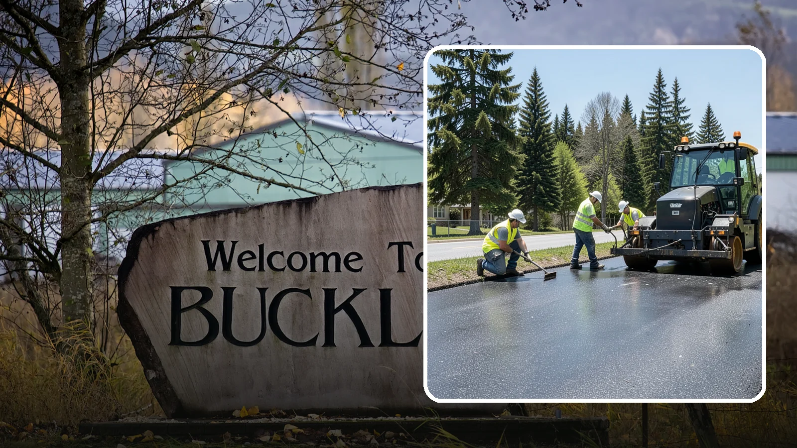 Sealcoating in Buckley, Pierce County, WA - Sealcoating that protects asphalt surfaces from oxidation, water intrusion, and UV wear.