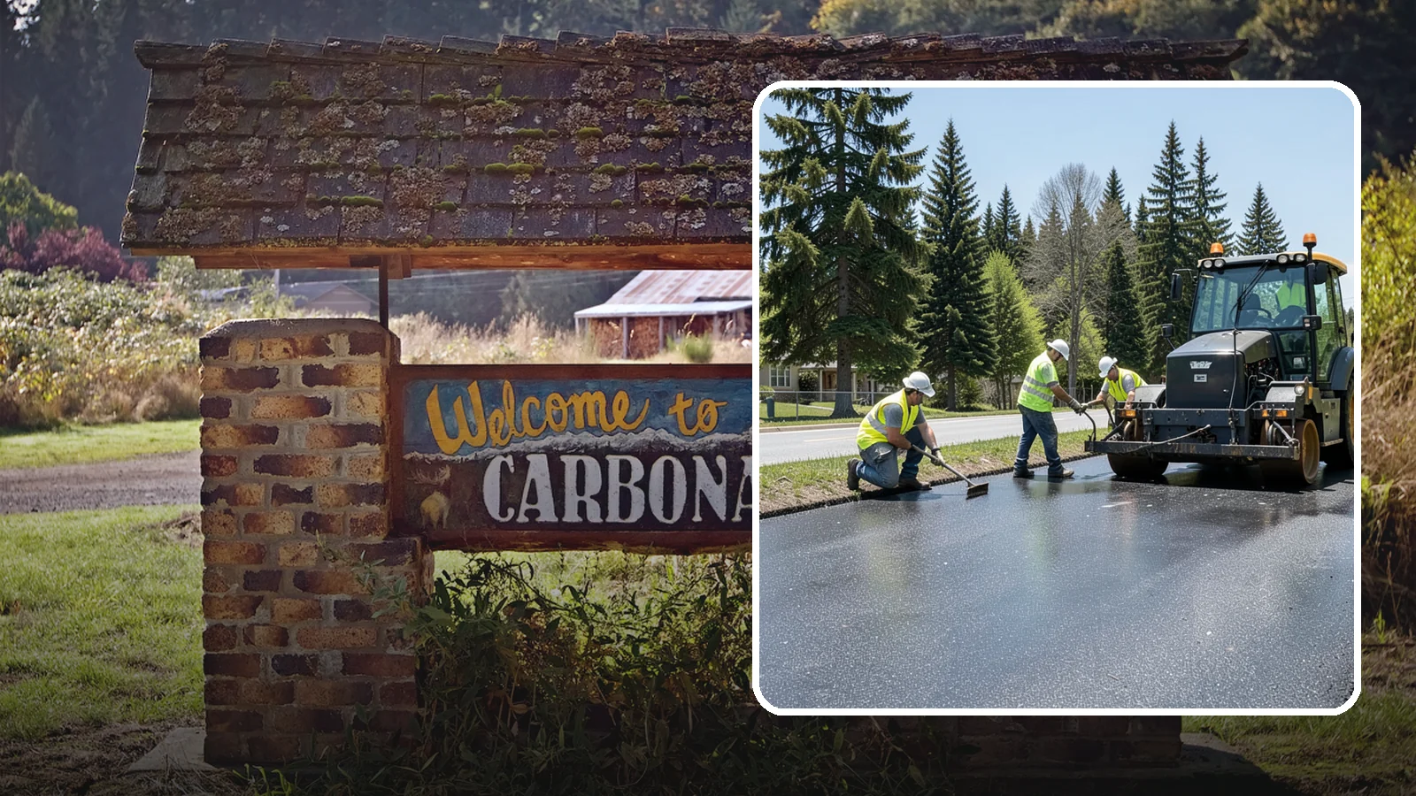 Sealcoating in Carbonado, Pierce County, WA - Sealcoating that protects asphalt surfaces from oxidation, water intrusion, and UV wear.