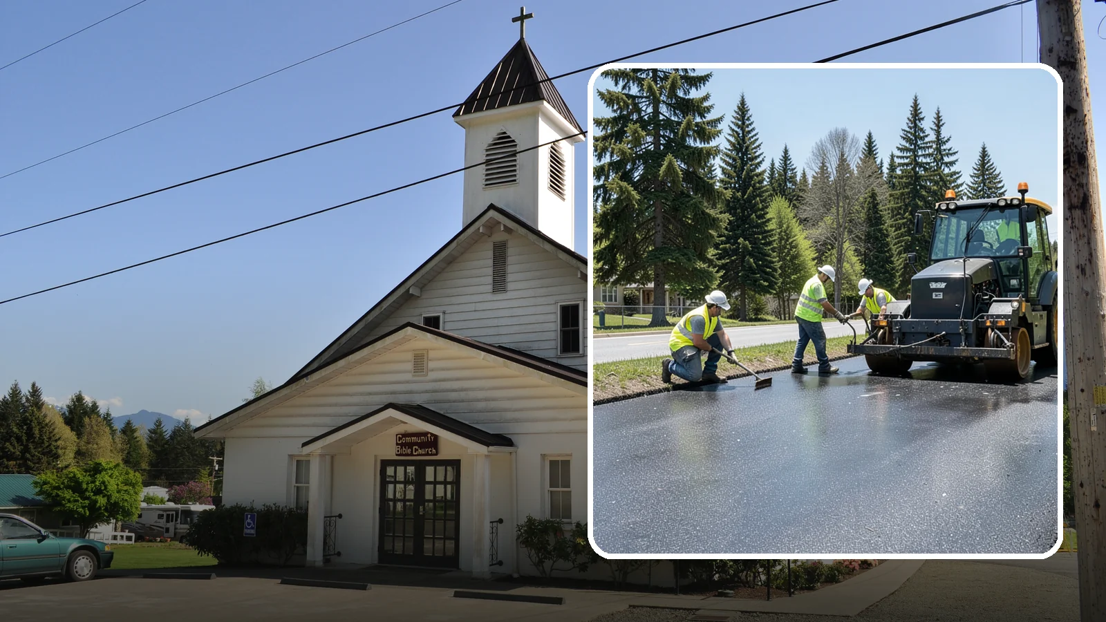 Sealcoating in Concrete, Skagit County, WA - Sealcoating that protects asphalt surfaces from oxidation, water intrusion, and UV wear.