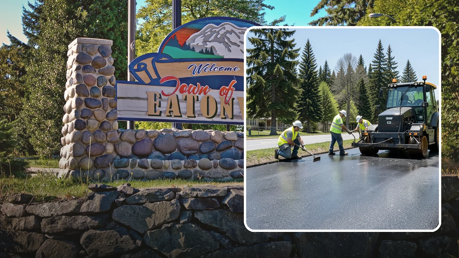 Sealcoating in Eatonville, Pierce County, WA - Sealcoating that protects asphalt surfaces from oxidation, water intrusion, and UV wear.