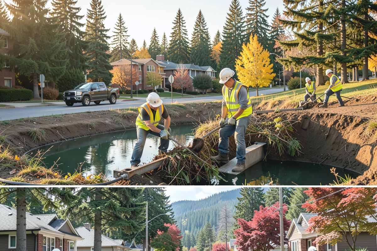 Sealcoating in Hunts Point, King County, WA - Sealcoating requires warm, dry conditions and is scheduled in the peak of summer for proper curing.
