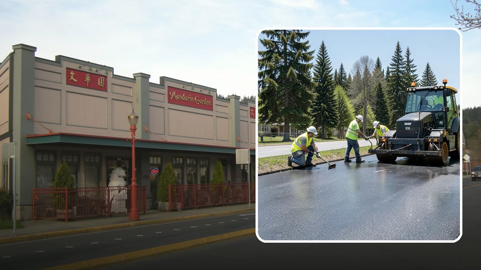 Sealcoating in Issaquah, King County, WA - Sealcoating that protects asphalt surfaces from oxidation, water intrusion, and UV wear.