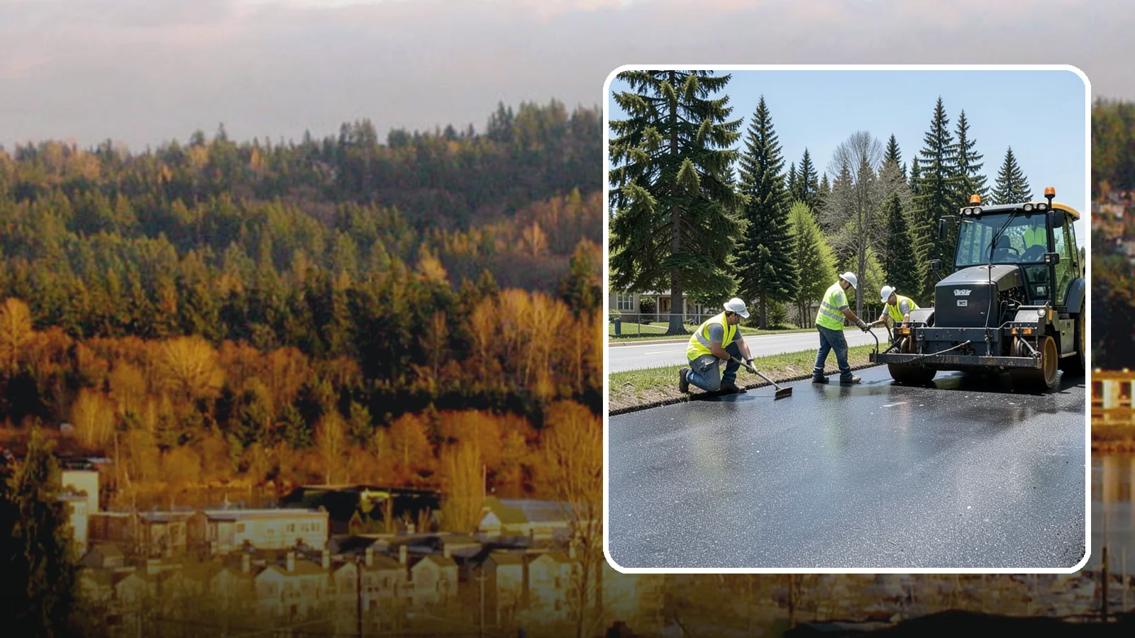 Sealcoating in Kenmore, King County, WA - Sealcoating that protects asphalt surfaces from oxidation, water intrusion, and UV wear.