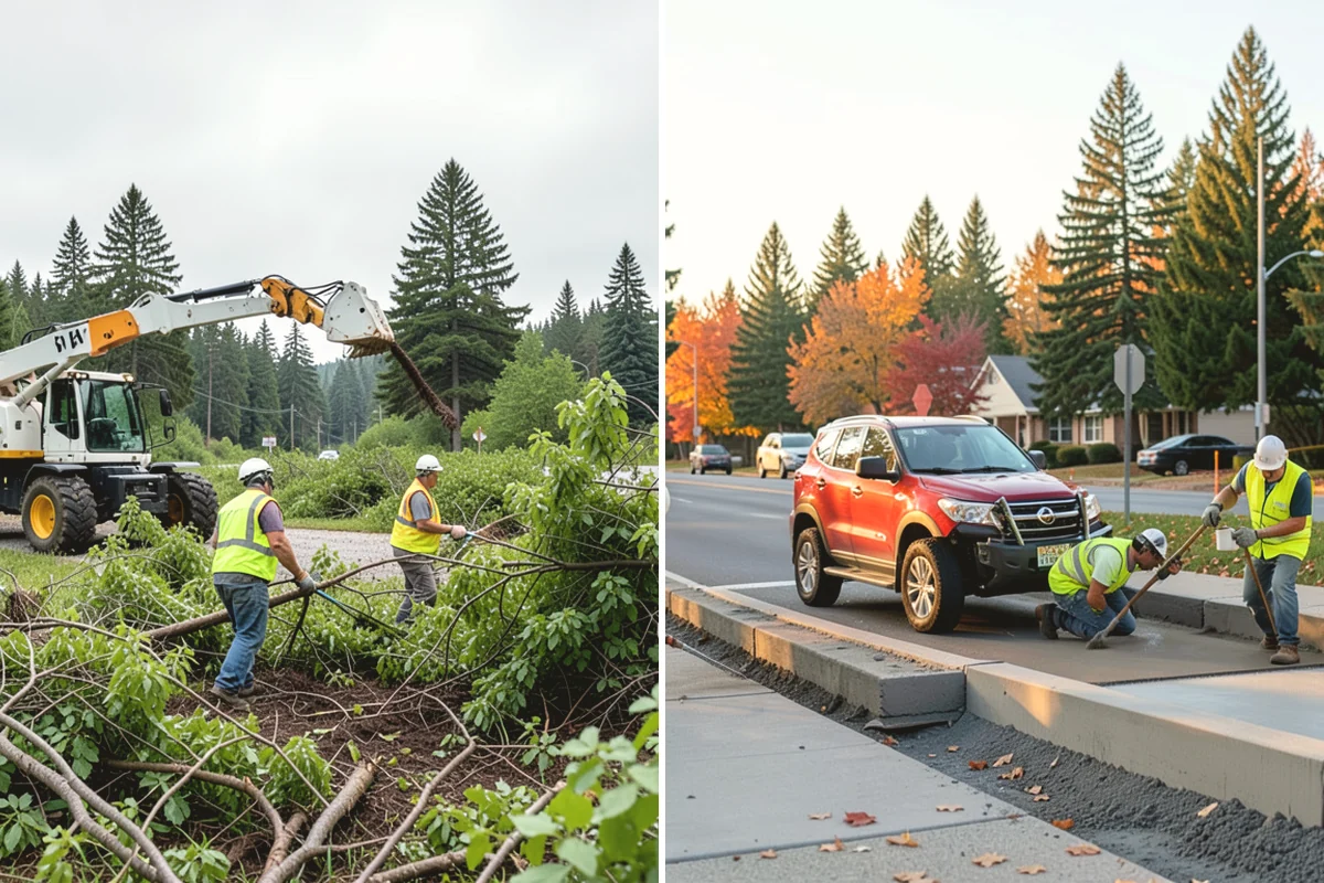 Sealcoating in La Conner, Skagit County, WA - Clean the surface and remove vegetation from cracks