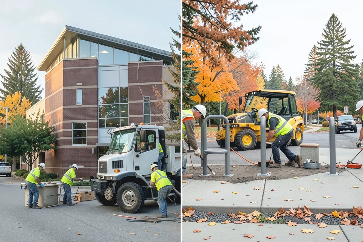 Sealcoating in Marysville, Snohomish County, WA - Clean the surface and remove vegetation from cracks