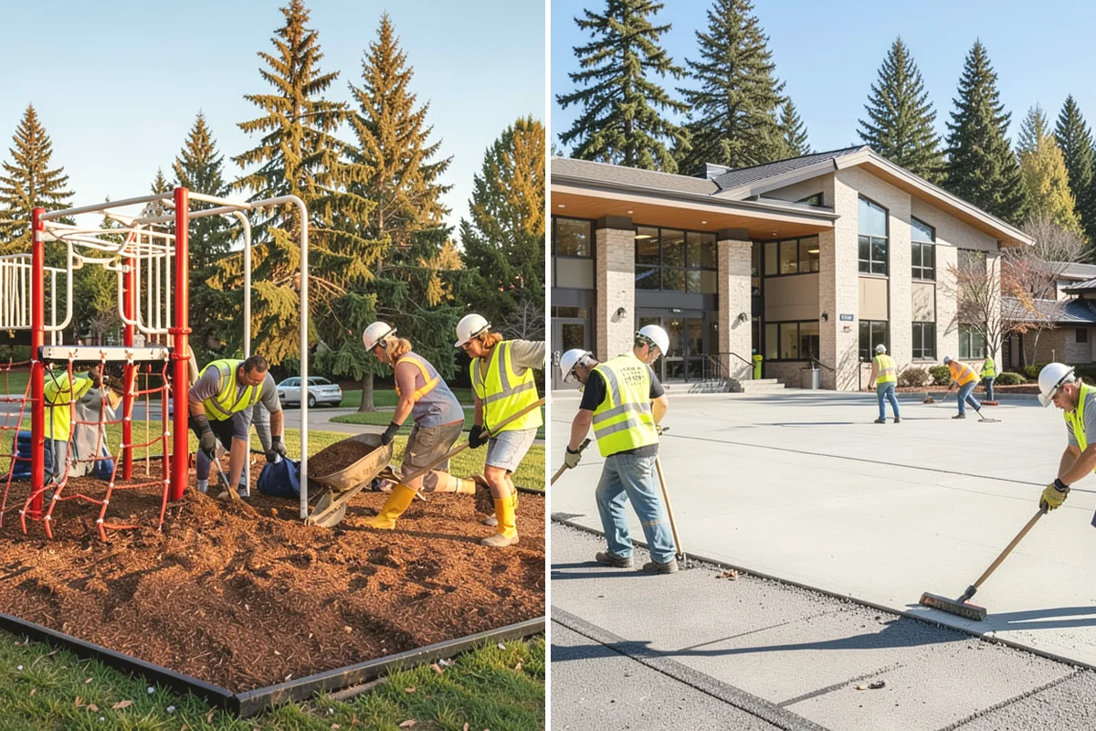 Sealcoating in Mercer Island, King County, WA - Clean the surface and remove vegetation from cracks