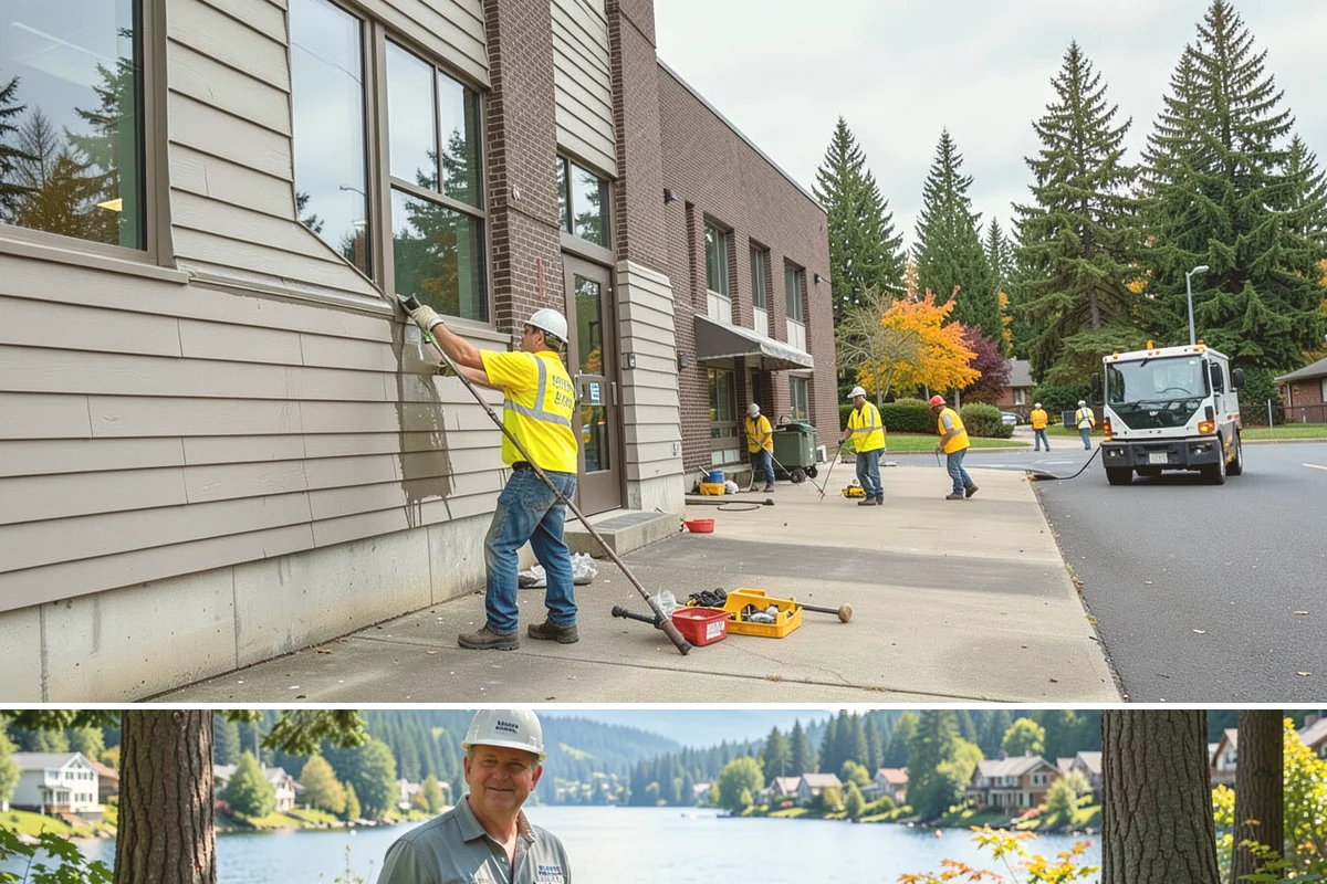 Sealcoating in Milton, King County, WA - Sealcoating requires warm, dry conditions and is scheduled in the peak of summer for proper curing.