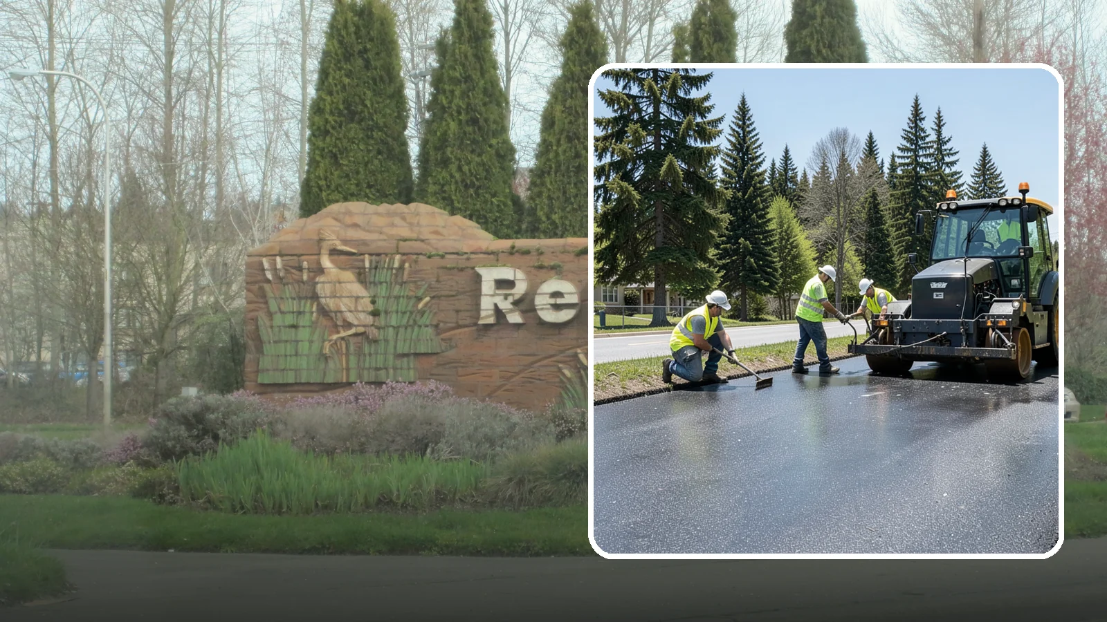 Sealcoating in Renton, King County, WA - Sealcoating that protects asphalt surfaces from oxidation, water intrusion, and UV wear.