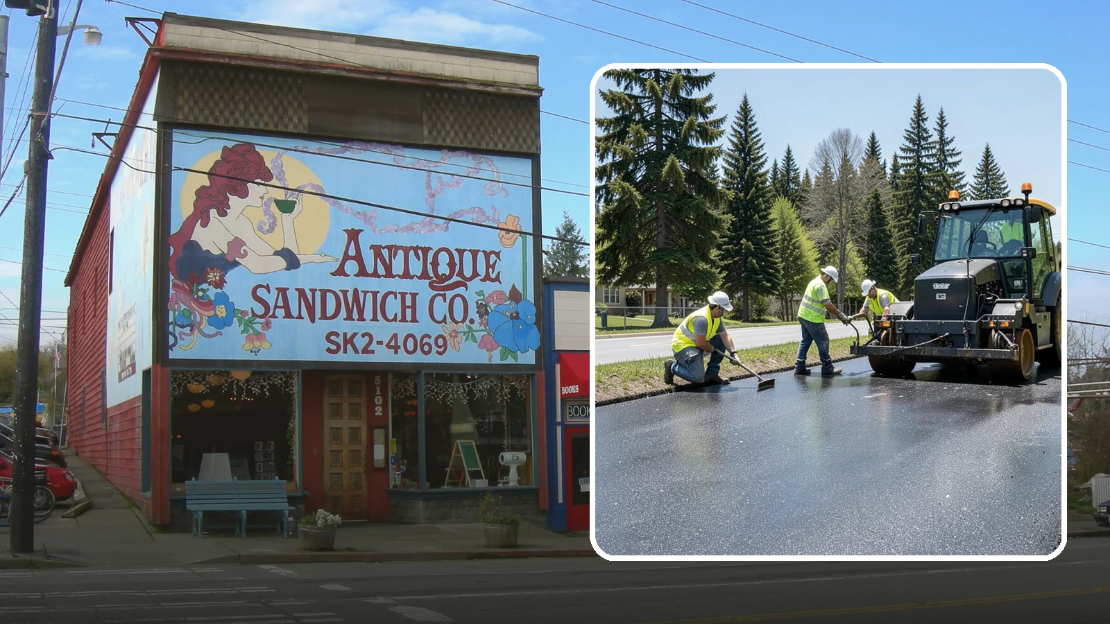 Sealcoating in Ruston, Pierce County, WA - Sealcoating that protects asphalt surfaces from oxidation, water intrusion, and UV wear.