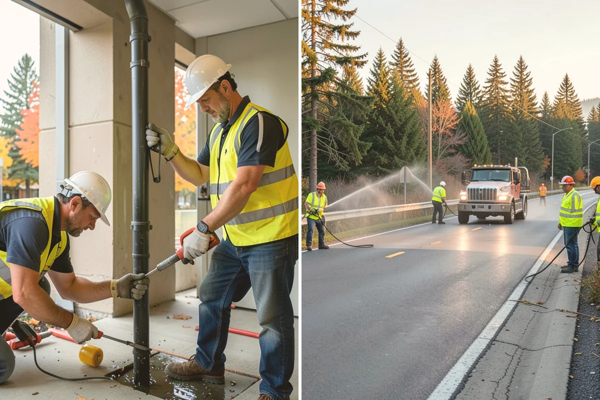 Sealcoating in Sammamish, King County, WA - Clean the surface and remove vegetation from cracks
