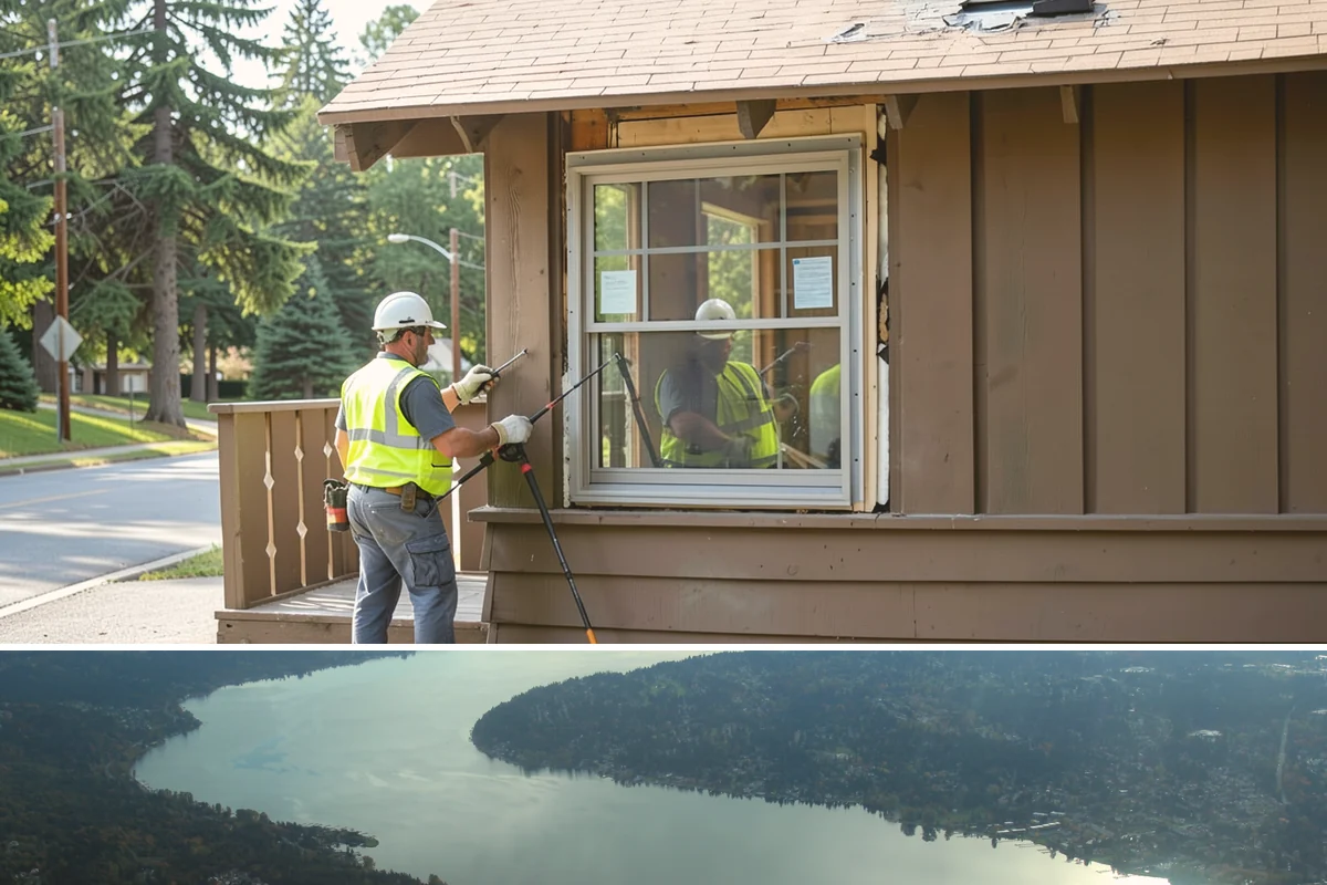 Sealcoating in Sammamish, King County, WA - Sealcoating requires warm, dry conditions and is scheduled in the peak of summer for proper curing.