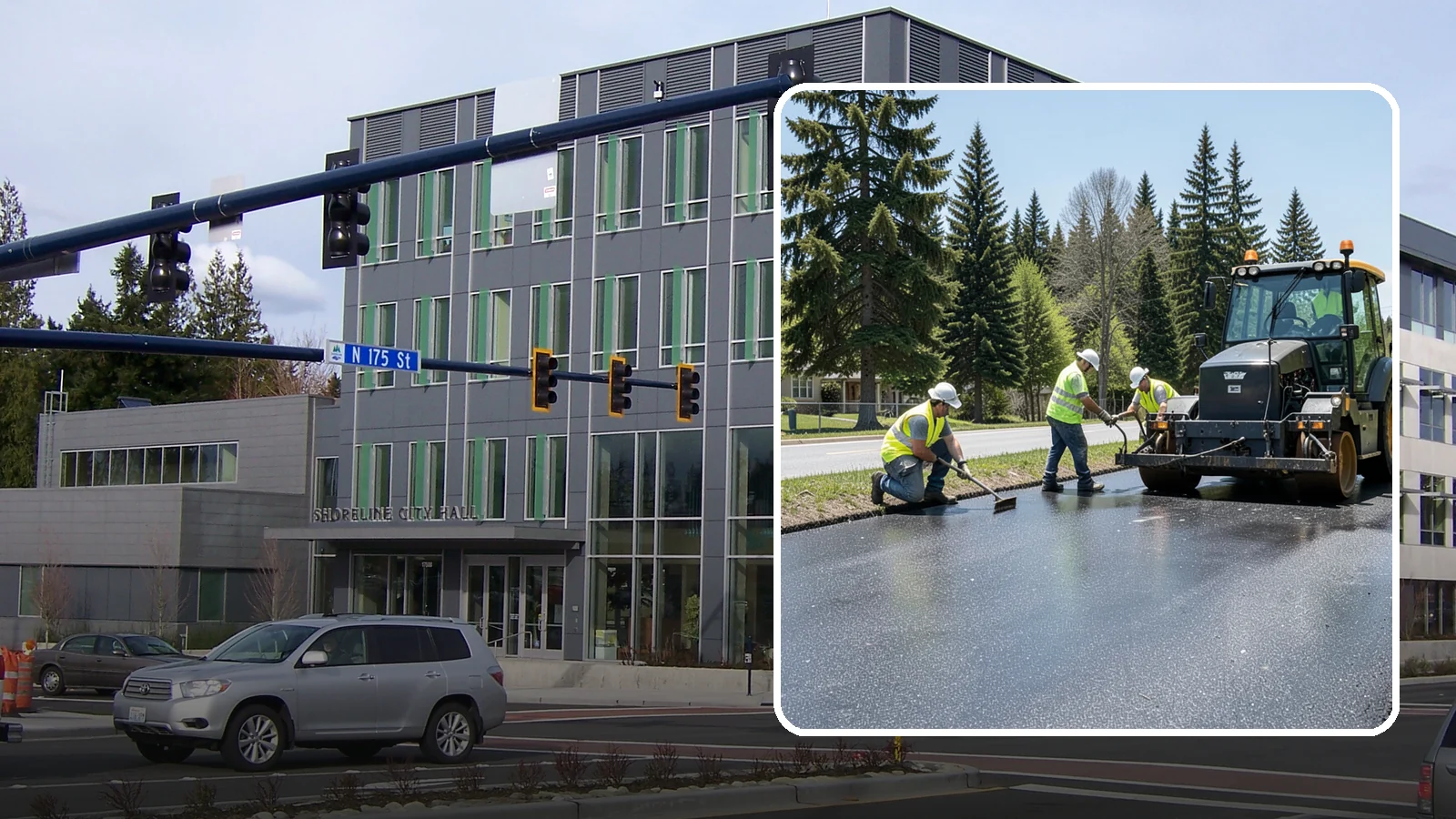 Sealcoating in Shoreline, King County, WA - Sealcoating that protects asphalt surfaces from oxidation, water intrusion, and UV wear.