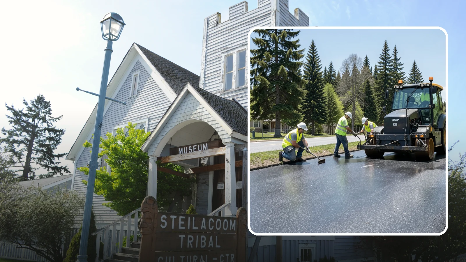 Sealcoating in Steilacoom, Pierce County, WA - Sealcoating that protects asphalt surfaces from oxidation, water intrusion, and UV wear.