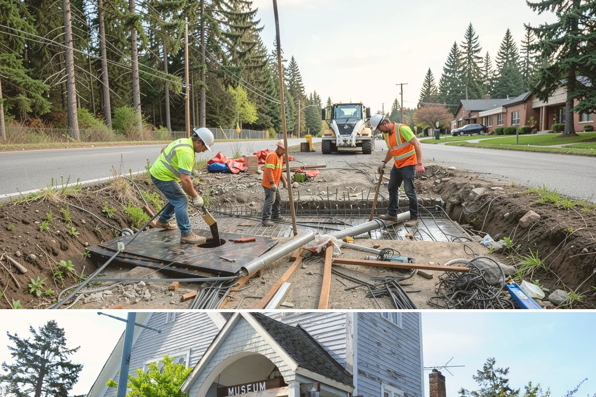Sealcoating in Steilacoom, Pierce County, WA - Sealcoating requires warm, dry conditions and is scheduled in the peak of summer for proper curing.