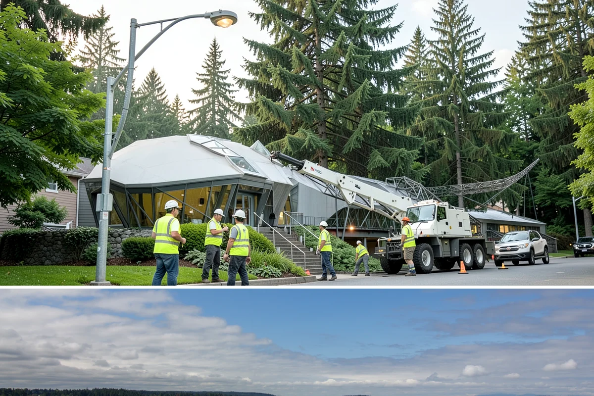 Sealcoating in University Place, Pierce County, WA - Sealcoating requires warm, dry conditions and is scheduled in the peak of summer for proper curing.
