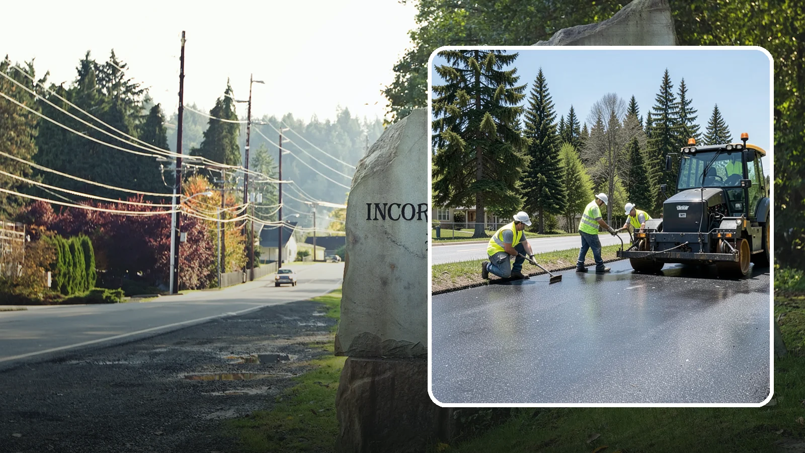 Sealcoating in Wilkeson, Pierce County, WA - Sealcoating that protects asphalt surfaces from oxidation, water intrusion, and UV wear.
