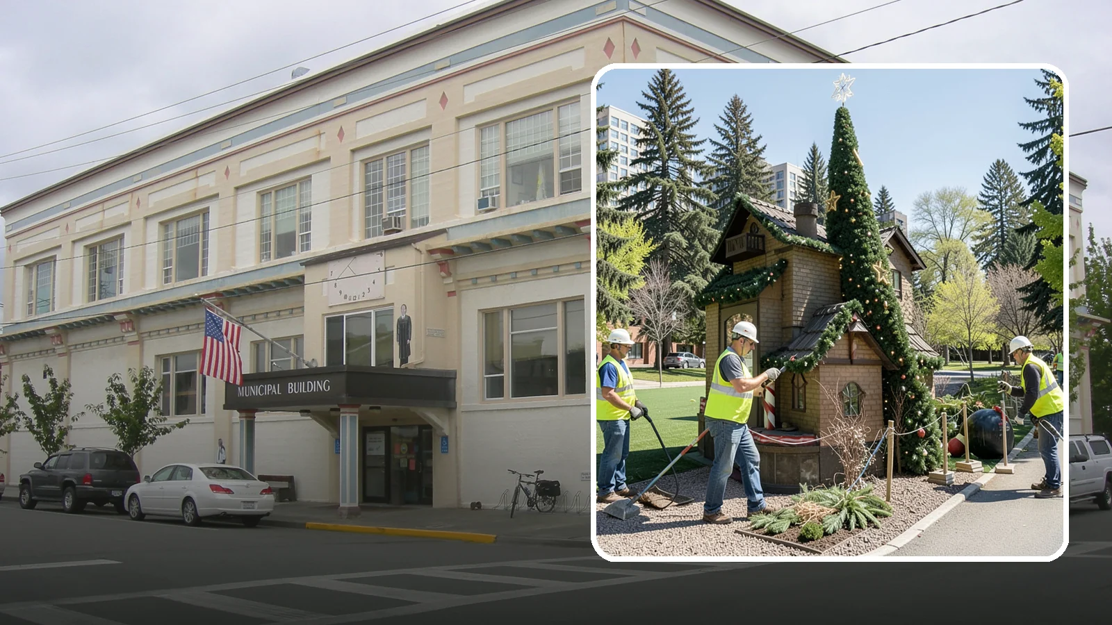 Seasonal Decorations in Anacortes, Skagit County, WA - Installation and removal of seasonal decorations that bring civic spaces to life throughout the year.