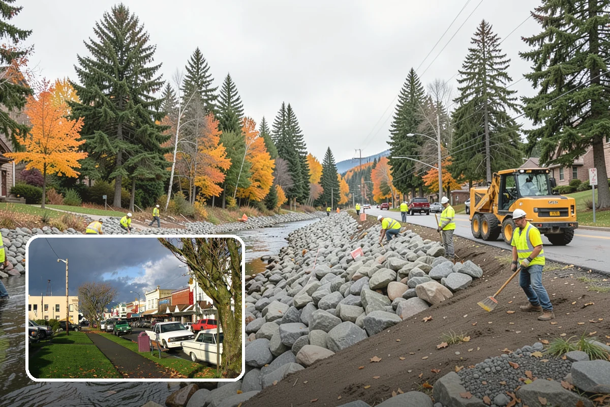 Seasonal Decorations in Arlington, Snohomish County, WA - Creates festive civic spaces that mark community traditions