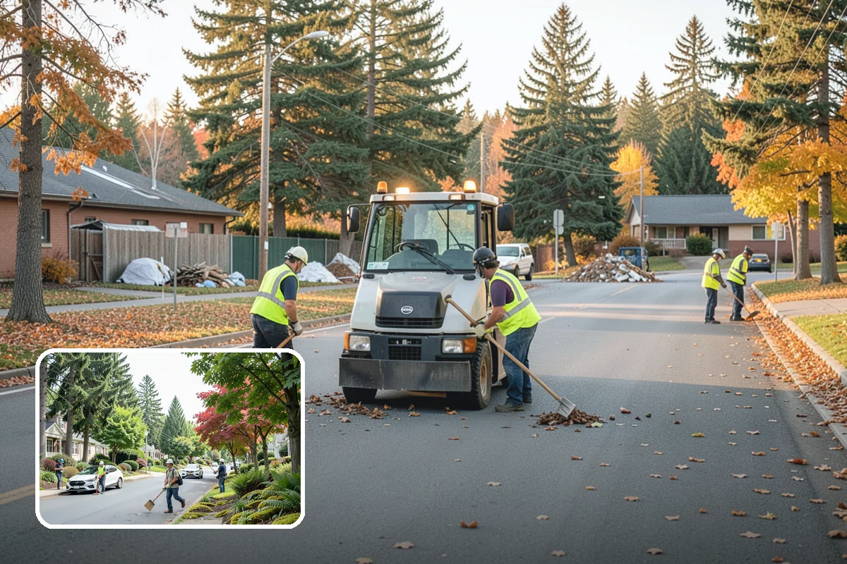 Seasonal Decorations in Beaux Arts Village, King County, WA - Creates festive civic spaces that mark community traditions