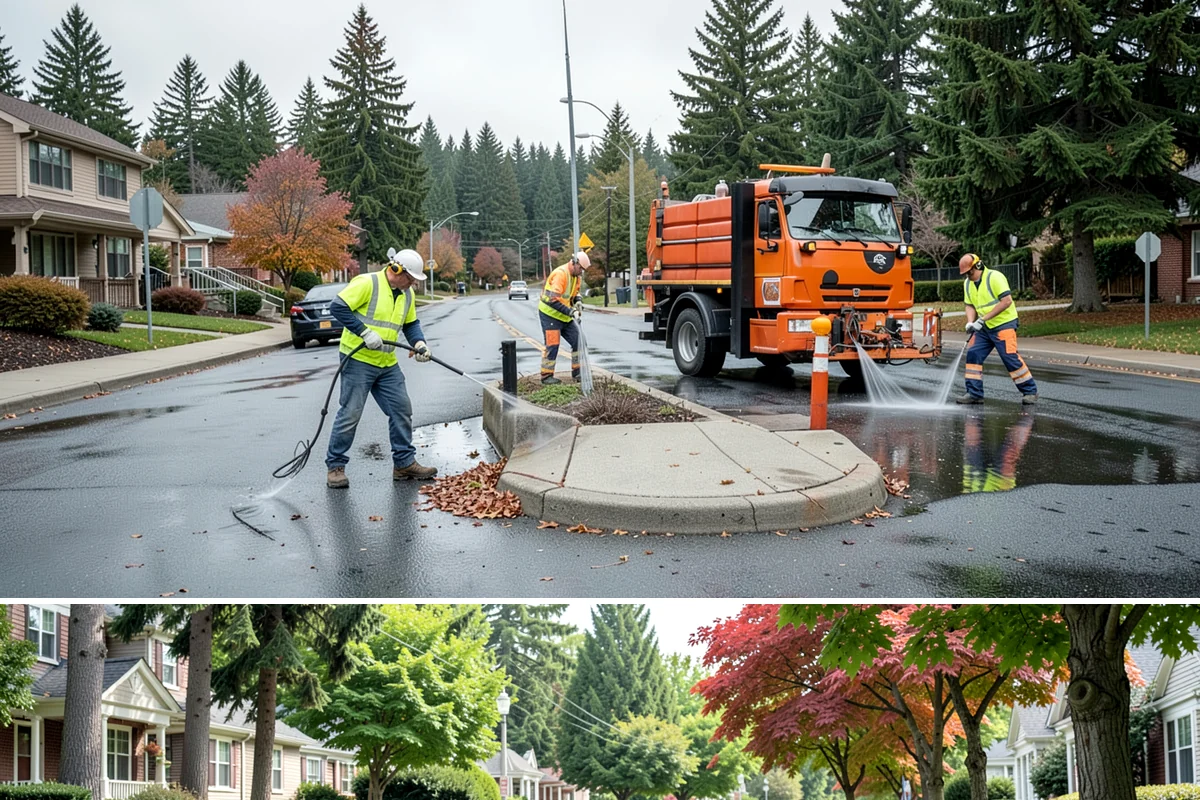 Seasonal Decorations in Beaux Arts Village, King County, WA - Seasonal decoration work concentrates in late fall for winter holidays and shifts to spring and summer civic displays through the...